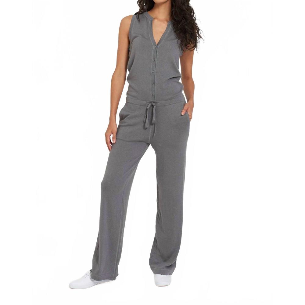 NEW LEIMERE portofino jumpsuit in granite grey
